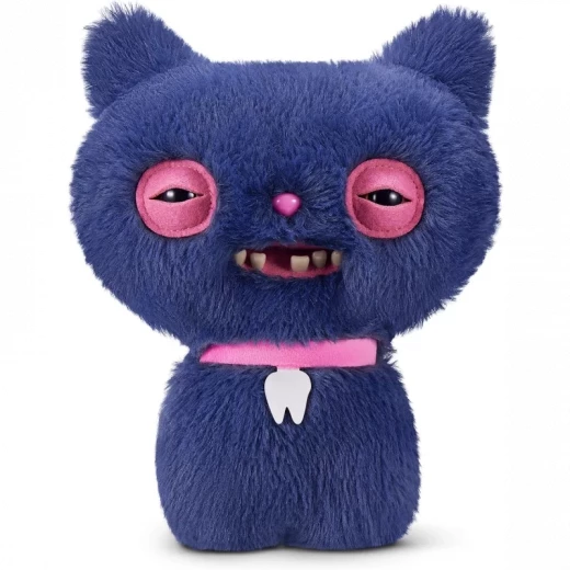 Fuggler 9-Inch Alley Cats Plush Series 1 – Purple Cheezee, quirky and funny plush cat toy in purple color with a unique design, perfect for collecting, gifting, and imaginative play for kids and fans of unusual characters - Zuru - Image 3
