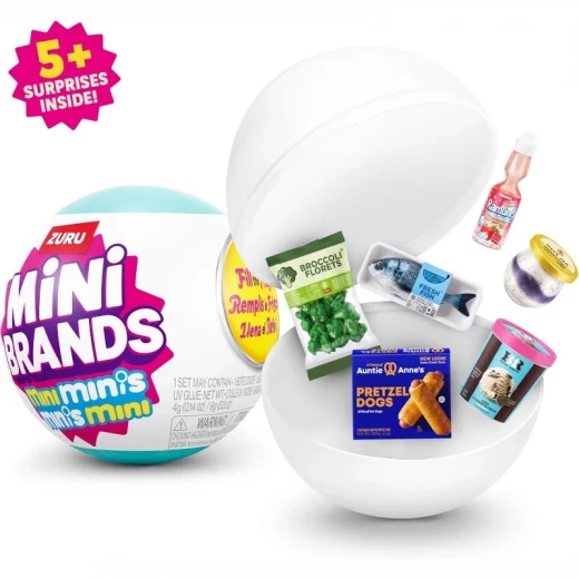 كبسولات Mini Brands – املأ الثلاجة (Fill the Fridge) السلسلة الأولى – جرافيتي PDQ - زورو - Image 4