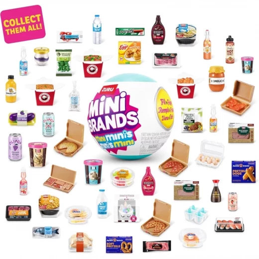 كبسولات Mini Brands – املأ الثلاجة (Fill the Fridge) السلسلة الأولى – جرافيتي PDQ - زورو - Image 5