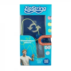 ZipString الأصلي – لعبة خيط طائر مبتكرة مع أكثر من 100 خدعة، مناسبة للأطفال والبالغين، للعب الداخلي والخارجي، تعزز الإبداع وتعلم مبادئ الحركة والفيزياء، تشمل 3 خيوط بمستويات صعوبة مختلفة، قابلة للشحن عبر USB-C