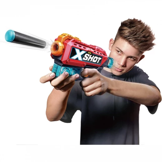 X‑Shot Excel Kickback Blaster + 8 Darts – Compact Foam Dart Blaster, 27m Range, Fast Reloading, Ages 8+ - Zuru - Image 7