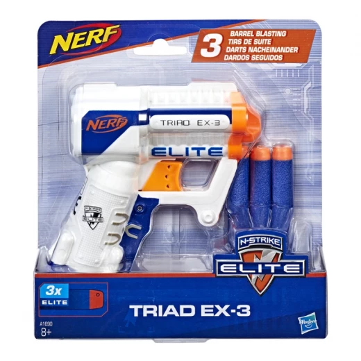 Nerf N-strike Elite Triad EX-3 Blaster Nerf N-strike Elite Triad EX-3 Blaster