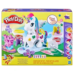 Play-Doh Magical Stylin' Unicorn, Creative Modeling Compound Playset for Kids, Create Colorful Hairstyles and Fun Designs While Encouraging Imagination and Fine Motor Skills