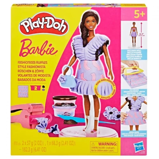 Play-Doh Barbie Fashionista Ruffles Doll Set Play-Doh Barbie Fashionista Ruffles Doll Set