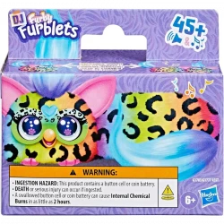 Furby DJ Furblets Mini Electronic Plush Toy- Rain-Bow-Kat