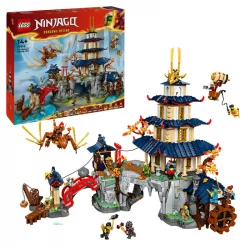 LEGO Tournament Temple City – 3489 Pieces, Epic Buildable Playset for Kids, Detailed & Imaginative