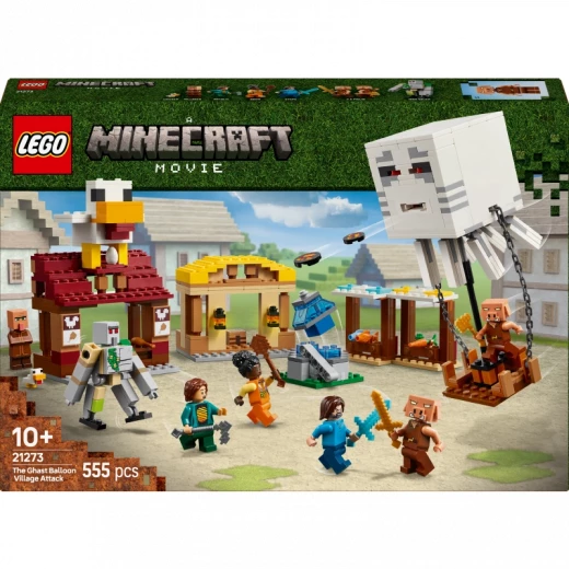 The Ghast Balloon Village Attack- 555 Pcs The Ghast Balloon Village Attack- 555 Pcs