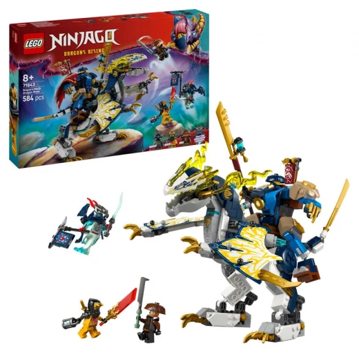 LEGO NINJAGO Rogue’s Mech Dragon Rider Toy Set 584 Pcs – Buildable Mech & Dragon with 4 Minifigures, Action Figure Playset for Kids 9+ LEGO NINJAGO Rogue’s Mech Dragon Rider Toy Set 584 Pcs – Buildable Mech & Dragon with 4 Minifigures, Action Figure Playset for Kids 9+