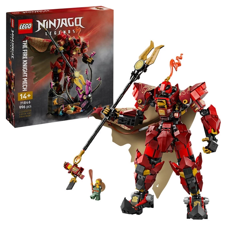 LEGO The Fire Knight Mech- 996 Pcs - LEGO