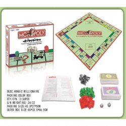 Monopoly Board Game (AR/EN) – Bilingual Arabic & English Edition for Family Fun