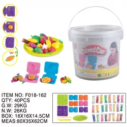 Colored Clay with Fruits and Candy Molds (24 Colors)