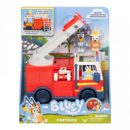 Bluey Firetruck Playset Series 10, a fun firetruck vehicle inspired by the Bluey world, perfect for imaginative play, role-play adventures, and storytelling for kids Bluey Firetruck Playset Series 10, a fun firetruck vehicle inspired by the Bluey world, perfect for imaginative play, role-play adventures, and storytelling for kids