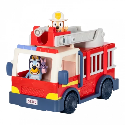 Bluey Firetruck Playset Series 10, a fun firetruck vehicle inspired by the Bluey world, perfect for imaginative play, role-play adventures, and storytelling for kids - Bluey - Image 3