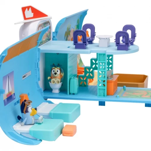 Bluey 3-in-1 Transforming Plane Playset Series 11, a fun transforming airplane playset inspired by the Bluey world, offering multiple play modes, perfect for imaginative play, adventures, and storytelling for kids - Bluey - Image 4