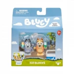 Bluey 2-Pack Figure Playset Series 13 – Ice Blocks, featuring Bluey characters in an ice-themed playset design, perfect for imaginative play, storytelling, and collecting for children - Bluey
