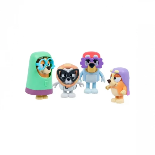 Bluey with the Grannies Figure Playset 4-Pack Series 13, featuring Bluey and friends in the fun Grannies theme, perfect for imaginative play, storytelling, and collecting for children - Bluey - Image 4