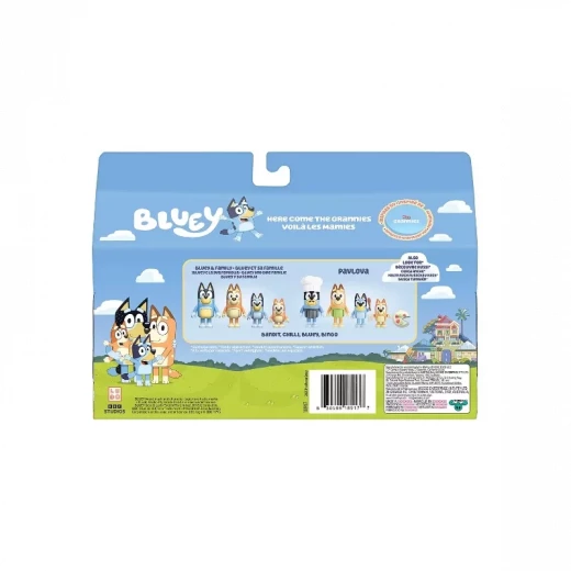 Bluey with the Grannies Figure Playset 4-Pack Series 13, featuring Bluey and friends in the fun Grannies theme, perfect for imaginative play, storytelling, and collecting for children - Bluey - Image 5