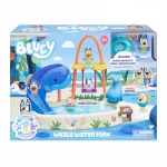 Bluey Colour Change Whale Water Park Playset Series 13, featuring fun water park accessories and a colour-changing whale, designed for interactive play, imaginative storytelling, and engaging water-based fun for kids - Bluey