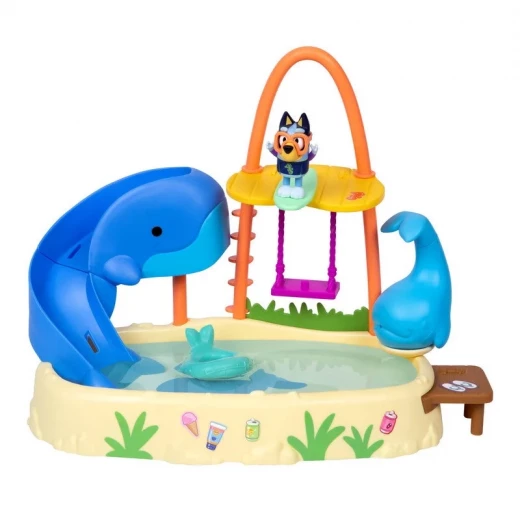 Bluey Colour Change Whale Water Park Playset Series 13, featuring fun water park accessories and a colour-changing whale, designed for interactive play, imaginative storytelling, and engaging water-based fun for kids - Bluey - Image 4