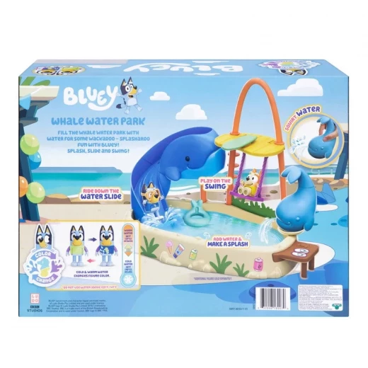 Bluey Colour Change Whale Water Park Playset Series 13, featuring fun water park accessories and a colour-changing whale, designed for interactive play, imaginative storytelling, and engaging water-based fun for kids - Bluey - Image 6