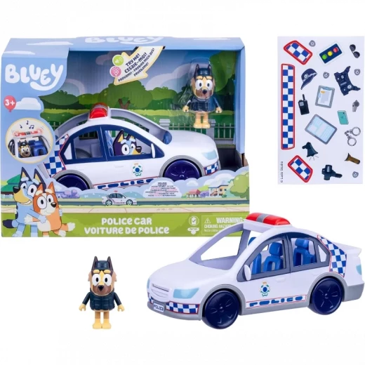 Bluey Police Car Series 14, a fun police-themed vehicle inspired by the Bluey world, perfect for imaginative play, role-play adventures, and storytelling for kids - Bluey - Image 3