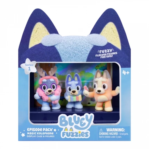 Bluey Fuzzies Episode Pack Series 1 – Magic Xylophone, a playset inspired by the Bluey episode, encouraging imaginative play, storytelling, and recreating fun scenes from the show for kids Bluey Fuzzies Episode Pack Series 1 – Magic Xylophone, a playset inspired by the Bluey episode, encouraging imaginative play, storytelling, and recreating fun scenes from the show for kids
