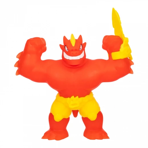 Heroes of Goo Jit Zu S14 Meteor Madness Hero Pack – Blazagon, a stretchy and squishy collectible action figure with goo-filled texture, featuring Blazagon from the Meteor Madness series, perfect for imaginative play and collecting - Heroes - Image 3
