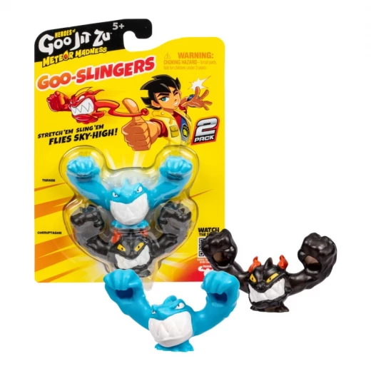 أبطال غو جيت زو – السلسلة 13: جنون النيازك – عبوة ثنائية من Goo Slingers (12 قطعة، عرض CDU) - Image 4