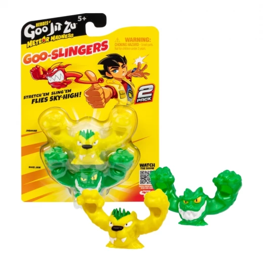 أبطال غو جيت زو – السلسلة 13: جنون النيازك – عبوة ثنائية من Goo Slingers (12 قطعة، عرض CDU) - Image 5