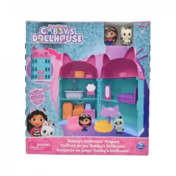 مجموعة لعب غابي وبيت الدمى – طقم لعب مستوحى من مسلسل Gabby’s Dollhouse، يحتوي على بيت دمى تفاعلي وإكسسوارات وشخصيات، مناسب للعب التخيلي للأطفال