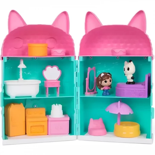 مجموعة لعب غابي وبيت الدمى – طقم لعب مستوحى من مسلسل Gabby’s Dollhouse، يحتوي على بيت دمى تفاعلي وإكسسوارات وشخصيات، مناسب للعب التخيلي للأطفال - سبين ماستر - Image 4