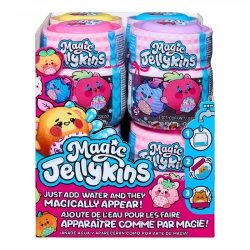 Magic Jellykins Surprise Plush Jar 1-Pack Wave #1 Assortment CDU – لعبة مجسمة مفاجأة داخل برطمان، دمية قطيفة لطيفة قابلة للجمع، تجربة فتح مفاجئ ممتعة للأطفال والهواة