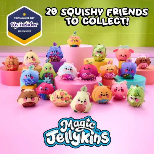 Magic Jellykins Surprise Plush Jar 1-Pack Wave #1 Assortment CDU – لعبة مجسمة مفاجأة داخل برطمان، دمية قطيفة لطيفة قابلة للجمع، تجربة فتح مفاجئ ممتعة للأطفال والهواة - سبين ماستر - Image 4
