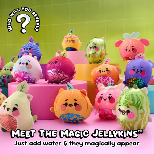 Magic Jellykins Surprise Plush Jar 1-Pack Wave #1 Assortment CDU – لعبة مجسمة مفاجأة داخل برطمان، دمية قطيفة لطيفة قابلة للجمع، تجربة فتح مفاجئ ممتعة للأطفال والهواة - سبين ماستر - Image 10