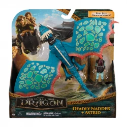 How to Train Your Dragon – Deadly Nadder & Astrid Viking Duo Figures