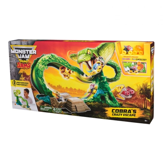 Monster Jam, Mini Jams Cobra's Crazy Escape Playset Monster Jam, Mini Jams Cobra's Crazy Escape Playset