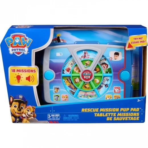 Paw Patrol Academy Rescue Mission Pup Pad – Interactive Educational Learning Device for Kids, Rescue Missions Gameplay, Fun Learning Activities Inspired by Paw Patrol Adventures - Spin Master - Image 2