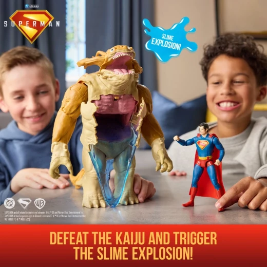 DC Comics Superman Movie Kaiju Slime Battle Set | Action Playset for Superhero Fans - Spin Master - Image 5