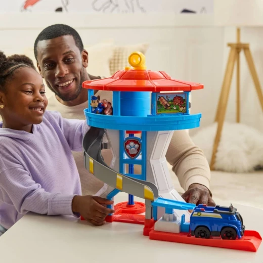 Paw Patrol Lookout Tower Playset – Interactive Command Center with 2 Chase Figures, Police Cruiser, Mission Cards, and Rotating Transformation Elevator Paw Patrol Lookout Tower Playset – Interactive Command Center with 2 Chase Figures, Police Cruiser, Mission Cards, and Rotating Transformation Elevator