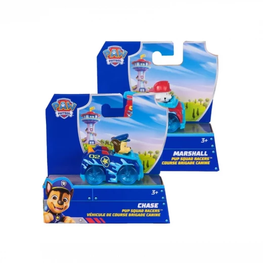 Paw Patrol Pup Squad Splash Racer Assortment – سيارات سباق مائية ممتعة مستوحاة من باو باترول، شخصيات الكلاب البطلة، ألعاب حركة للأطفال ومغامرات سباق مائية تفاعلية - سبين ماستر - Image 2