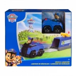 Paw Patrol Mini Playset Chase Vehicle Launcher – لعبة إطلاق سيارة تشيس من باو باترول، مجموعة إنقاذ تفاعلية للأطفال، مغامرات ممتعة وإطلاق مركبات بسرعة للعب التخيلي - سبين ماستر