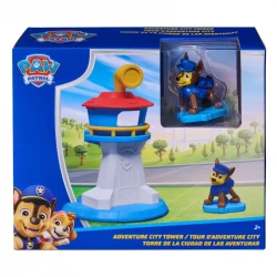 Paw Patrol Mini Playset Chase Adventure Tower – Mini Adventure Rescue Tower with Chase Figure, Interactive Kids Playset, Fun Imaginative Missions Inspired by Paw Patrol Adventures