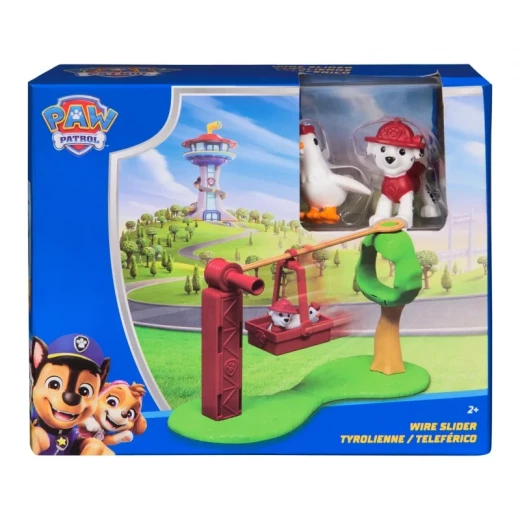 Paw Patrol Mini Playset Marshall Wire Slider – مجموعة لعب مارشال مع مسار انزلاق سلكي من باو باترول، مغامرات إنقاذ تفاعلية، لعبة أطفال ممتعة لتنمية الخيال واللعب الحركي Paw Patrol Mini Playset Marshall Wire Slider – مجموعة لعب مارشال مع مسار انزلاق سلكي من باو باترول، مغامرات إنقاذ تفاعلية، لعبة أطفال ممتعة لتنمية الخيال واللعب الحركي