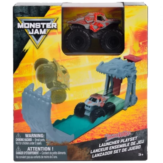 Monster Jam ThunderROARus Launcher Playset 1:72 – مجموعة لعب إطلاق الشاحنات الوحشية، منصة قذف ومغامرات حماسية، لعبة حركة ممتعة للأطفال ومحبي Monster Jam Monster Jam ThunderROARus Launcher Playset 1:72 – مجموعة لعب إطلاق الشاحنات الوحشية، منصة قذف ومغامرات حماسية، لعبة حركة ممتعة للأطفال ومحبي Monster Jam