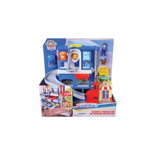 Paw Patrol Search & Rescue Pup Squad HQ Playset – مركز قيادة ومهام الإنقاذ من باو باترول، مجموعة لعب تفاعلية مع شخصيات ومركبات، مغامرات ممتعة للأطفال ولعب تخيلي مليء بالحركة Paw Patrol Search & Rescue Pup Squad HQ Playset – مركز قيادة ومهام الإنقاذ من باو باترول، مجموعة لعب تفاعلية مع شخصيات ومركبات، مغامرات ممتعة للأطفال ولعب تخيلي مليء بالحركة
