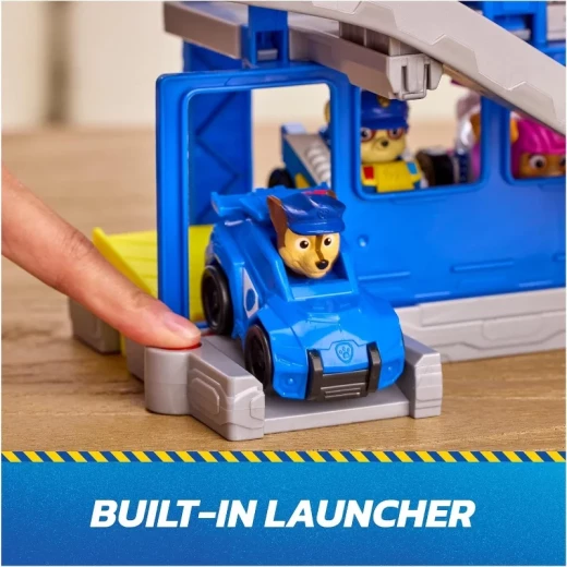 Paw Patrol Search & Rescue Pup Squad HQ Playset – مركز قيادة ومهام الإنقاذ من باو باترول، مجموعة لعب تفاعلية مع شخصيات ومركبات، مغامرات ممتعة للأطفال ولعب تخيلي مليء بالحركة - سبين ماستر - Image 8