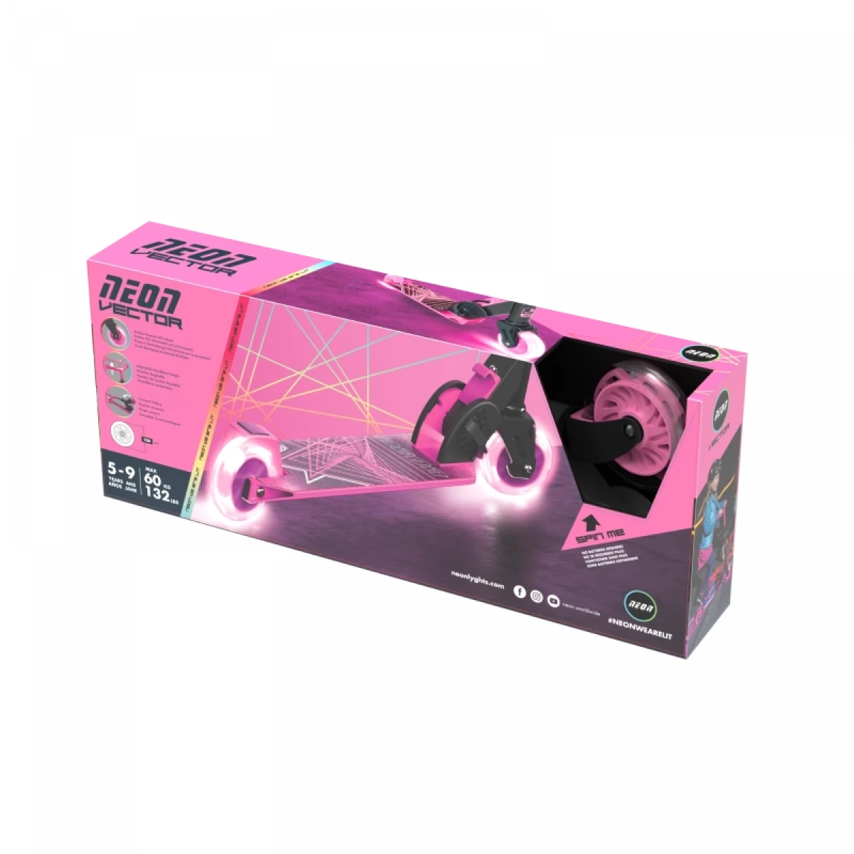 Neon Vector Scooter 2020- Pink – Buy Online in Jordan | Dumyah