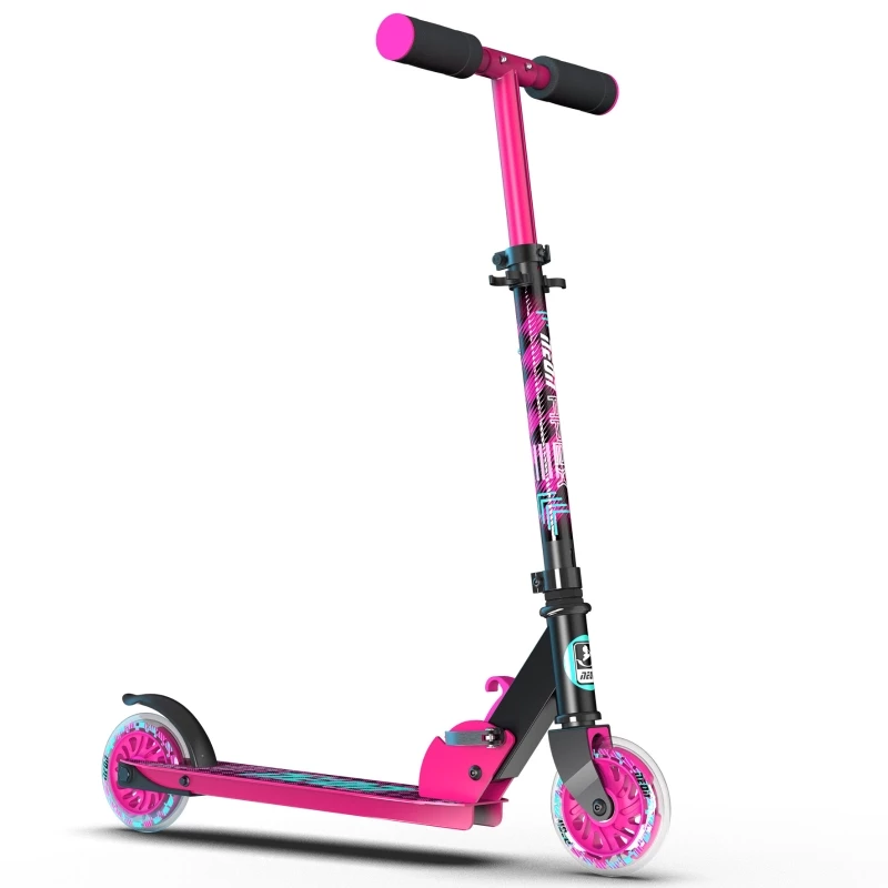 Neon Apex Scooter- Pink/Teal - Yvolution