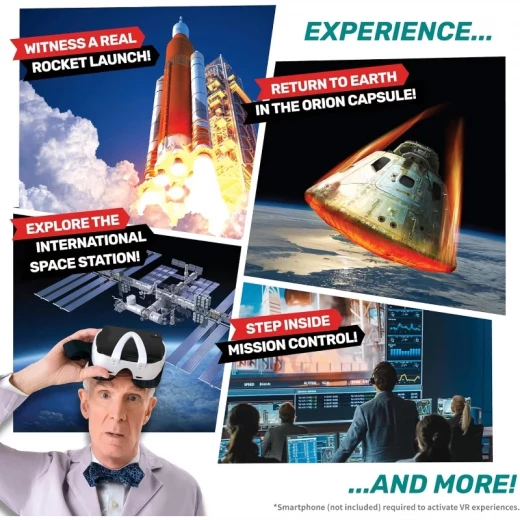 طقم أباكوس Bill Nye’s Rocket Lab VR Kit – تجربة تعليمية تفاعلية في عالم الصواريخ والفضاء باستخدام الواقع الافتراضي، تساعد الأطفال على استكشاف العلوم بطريقة ممتعة ومبتكرة - أبيكس - Image 6
