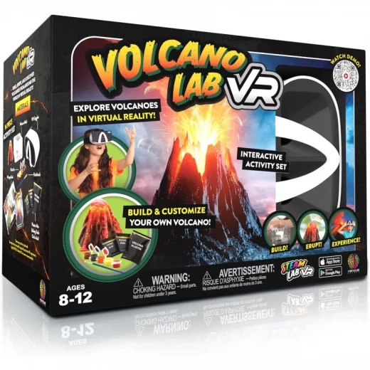 Abacus Volcano Lab VR 2.0 Kit – مجموعة مختبر البركان التعليمية بتقنية الواقع الافتراضي، تجربة علمية تفاعلية للأطفال، تعلم ممتع لتجارب البراكين والعلوم بطريقة مبتكرة Abacus Volcano Lab VR 2.0 Kit – مجموعة مختبر البركان التعليمية بتقنية الواقع الافتراضي، تجربة علمية تفاعلية للأطفال، تعلم ممتع لتجارب البراكين والعلوم بطريقة مبتكرة